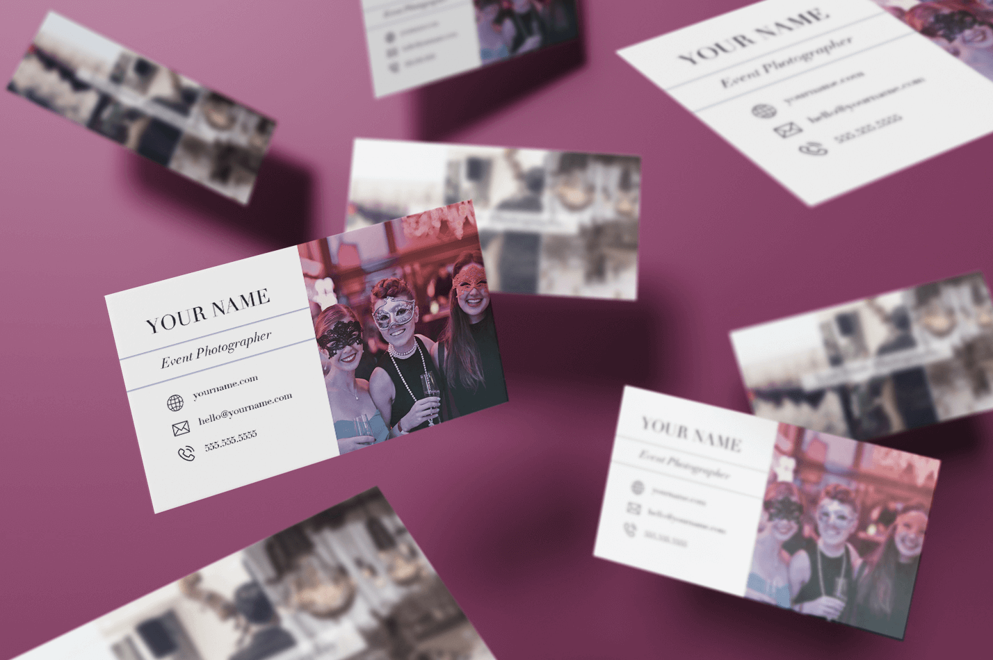 business card action photoshop free download