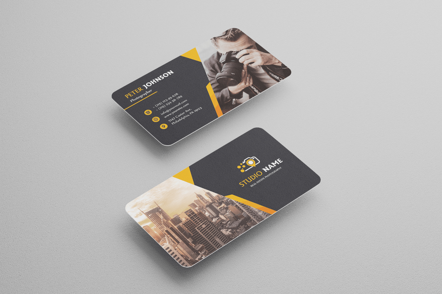 Real Estate Photography Business Cards — 20 Free Templates