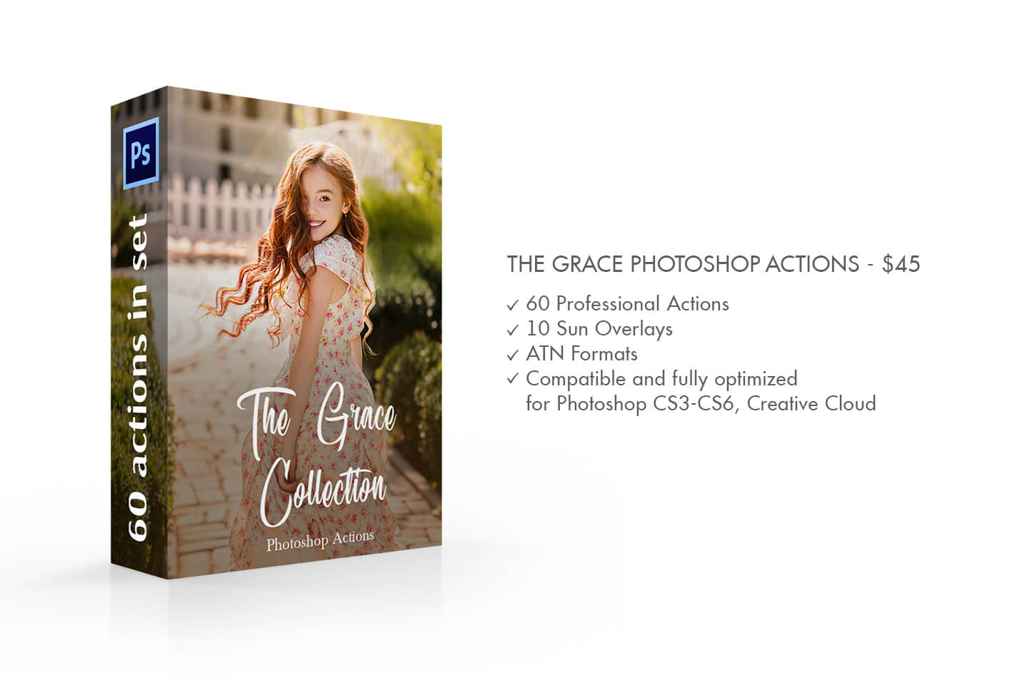 The Grace Photoshop Actions - 60 Professional Actions for Photoshop