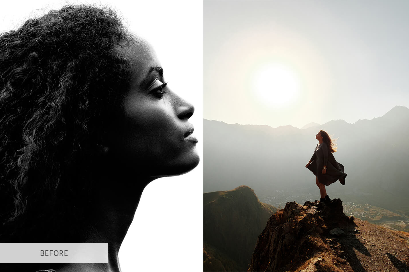7 Advanced Double Exposure Photoshop Actions by FixThePhoto