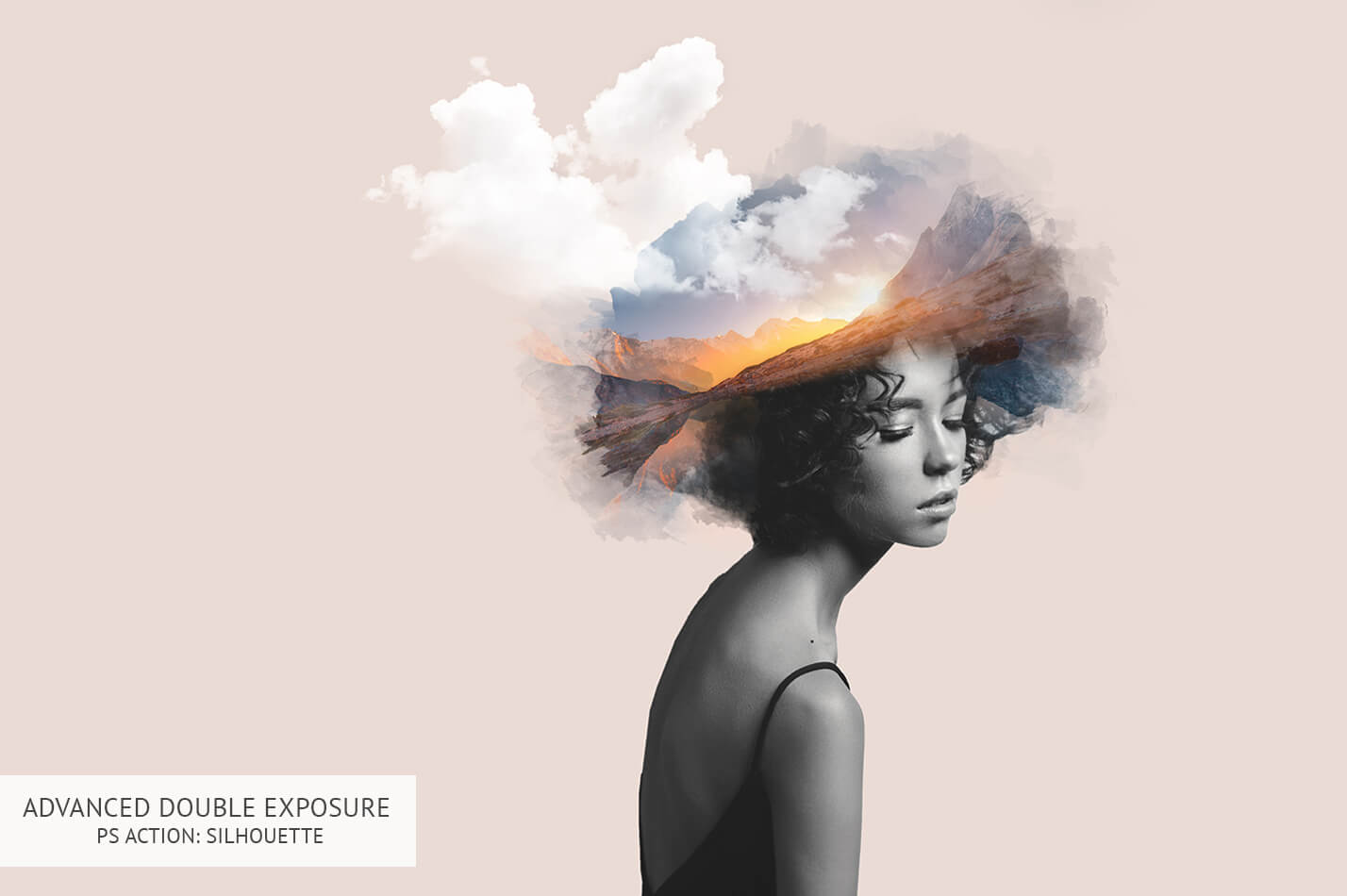 advanced double exposure photoshop action download