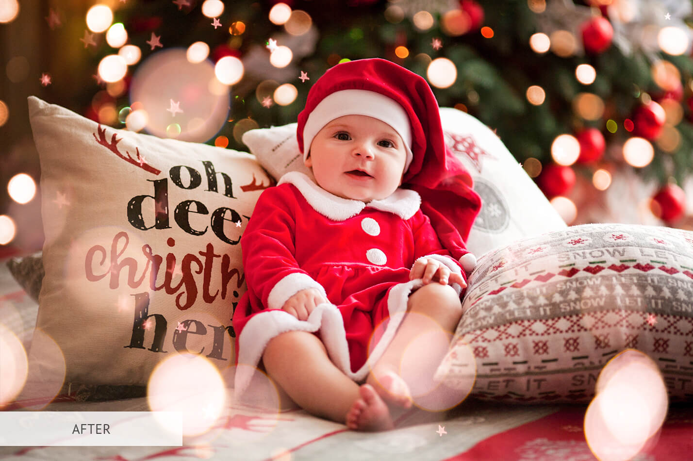 Christmas Light Bokeh Overlay Christmas Bokeh