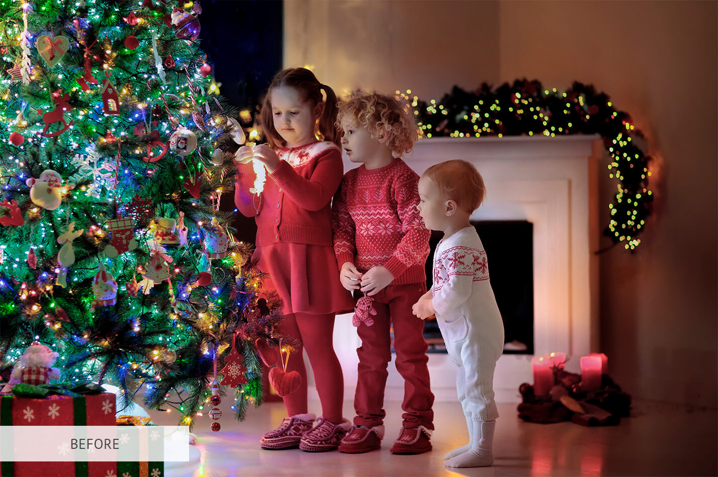 Christmas Light Bokeh Overlay Christmas Bokeh