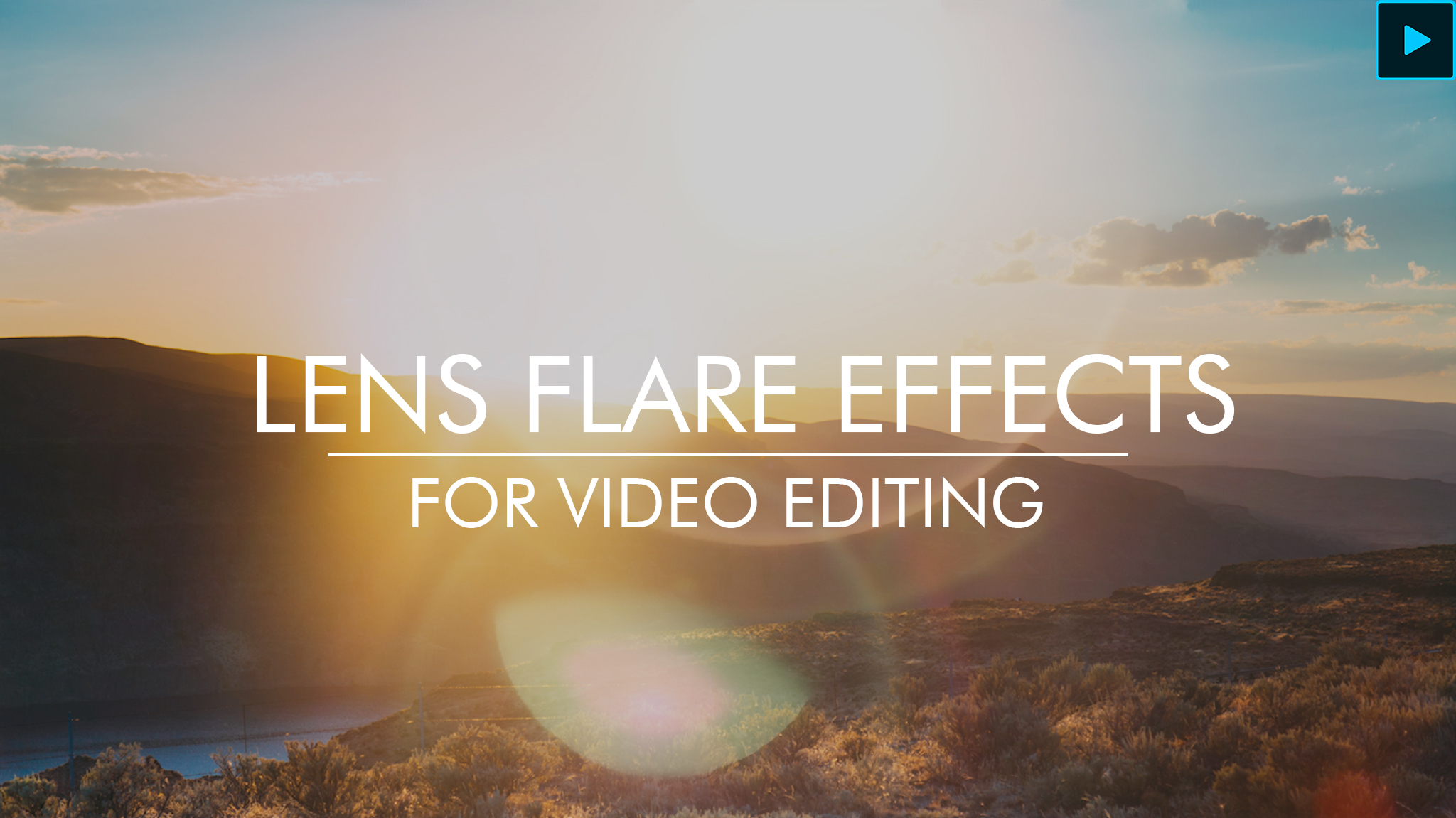 Lens Flare Effect Video Overlay