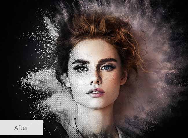 professional photo retouching edited image