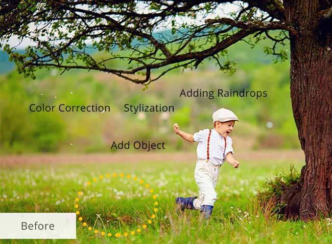 photoshop retouching before