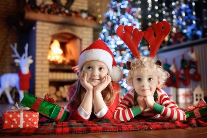 retouched photos before and after christmas children