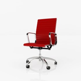 product photo retouching services red chair