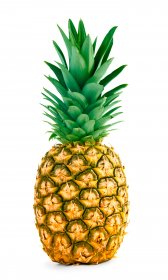 clipping path service pineapple on white background